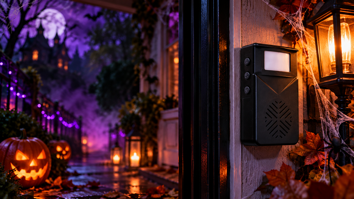 ScreamTrap in a suggested covered entrance setup